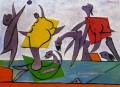 Le sauvetage Jeu plage et sauvetage 1932 kubismus Pablo Picasso